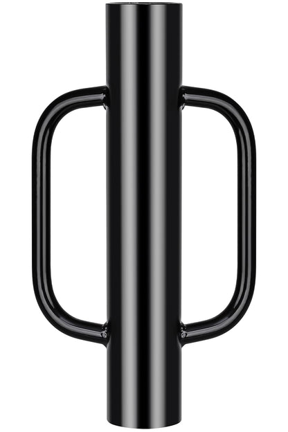Gtongoko 8LB Fence Post Driver with Handles Heavy Duty T Post Driver Post Pounder for T-Posts, U Channel, Metal Post and Sign Post Pole Driver Tool, Black
