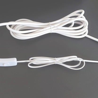 1000 pcs 8 inch White Cable Twist Ties Plastic Twist Ties with Rugged Metal Innercores Reusable Fastening Cable Cord Wire Ties