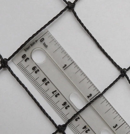 Poultry Netting 1" or 2" Mesh Heavy Knotted Nets Aviary Gamefowl Quail Chicken Bird Block Net Long Lasting Break/Burst 85/245 lb Polyethylene 8-10 Year Lifespan (50' X 150', 2)