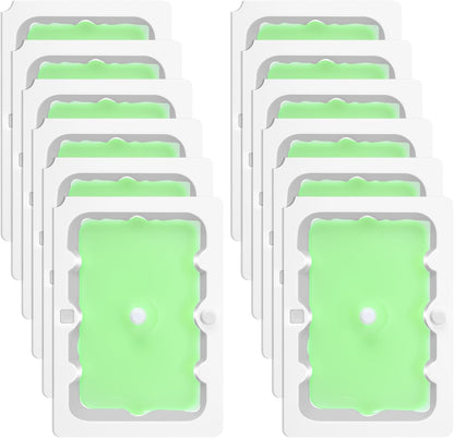 Qualirey 12 Pack Mouse Glue Trap, Super Sticky Traps Mouse Size for Mice and Rats, Pre-Scented, Non Toxic Mice Glue Boards, Rodent Sticky Pads Indoor for Home, Easy to Use, Pet Safe Pest Control