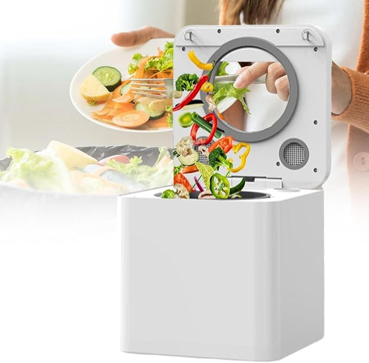 Electric Composter, Kitchen Bin, Odorless/Auto-Clean/Led Display, Turn Food Waste Into Fertilizer In 4/6 Hrs,3.3L Large Capacity,220V