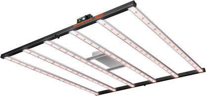 Spider Farmer SE7000 730W LED Grow Lights, Samsung LM301H EVO Diodes, 2025 Upgraded Remote App Control, 5x5ft Coverage Dimmable Daisy Chain Commercial Bar Style LED Growing Lamp, Vertical Farming