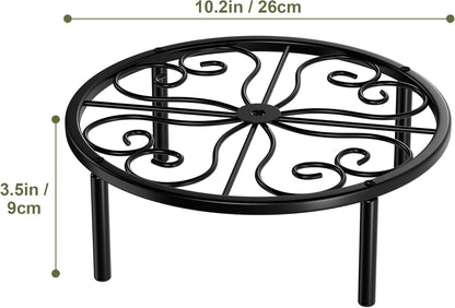 Plant Stand Plant Holder - Short Flower Stand for Garden Courtyard, Heavy Duty Plant Rack for Multiple Plant Indoor or Outdoor.