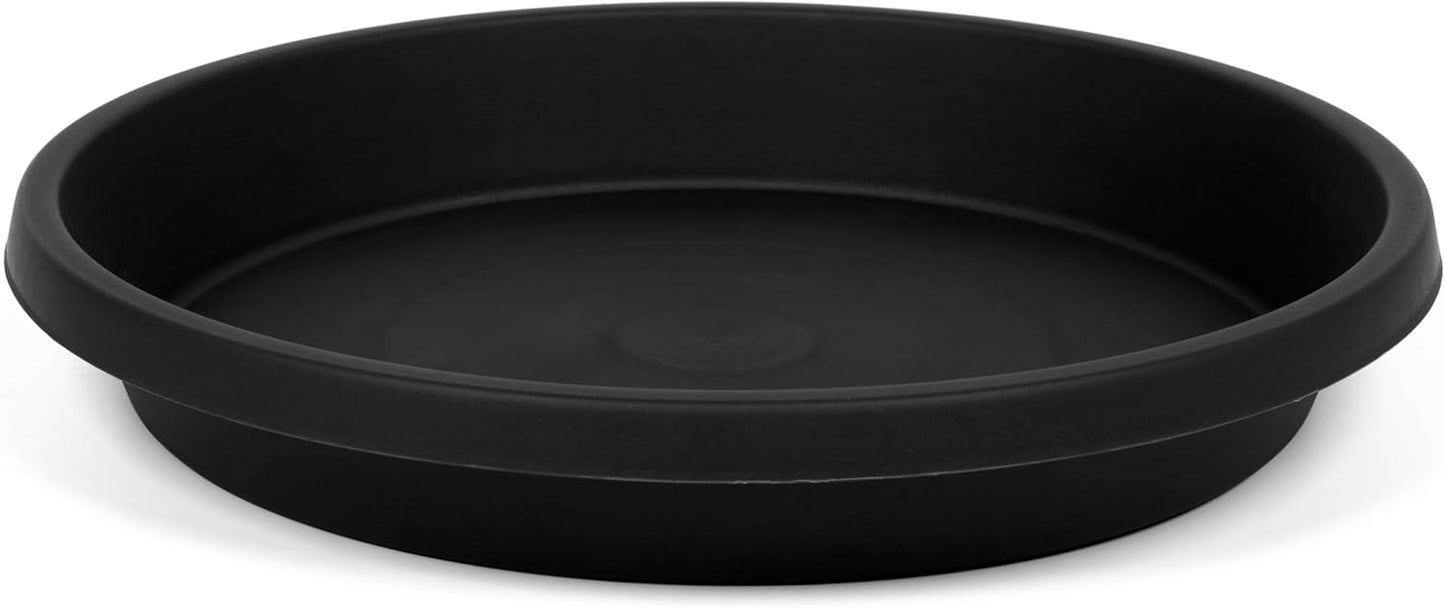 2 Pack Large Plant Saucer 20 Inch, Extra-Large Deep Plant Trays for Pots, Plant Drip Trays, Plant Water Catcher Tray for Plants, Plastic Plant Saucers for Indoors no Holes