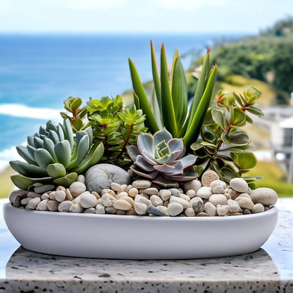 HappyFiller Natural Decorative White Pebbles Polished Rocks Stones for Aquarium Gravel,Fish Turtle Tank,Outdoor Indoor Succulents Plants Top Dressing,Graden Landscaping,2 LB