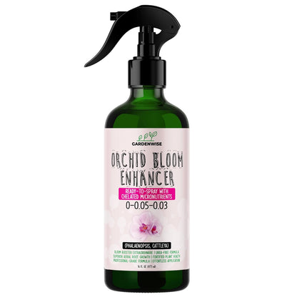 Orchid Food Bloom Booster Fertilizer - Bloom Orchids Fertilizer – Phosphorus and Potassium Formula 0-0.05-0.03 - Ready-to-Use Spray with Chelated Micronutrients (16 OZ)