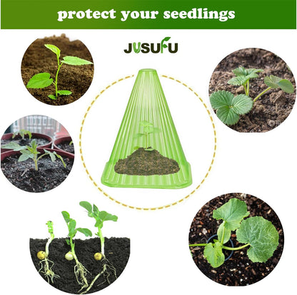 Garden Cloches for Plants,20 Pack Plant Covers Reusable Plant Bell Cover Protects Plants from Birds, Frost,Snails Etc.