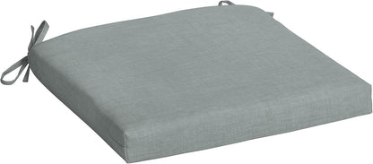 Arden Selections Rocking Chair Cushion, 19 x 18, Rain-Proof, Fade Resistant, Cushions for Rocking and Outdoor Chairs 19 x 18, Stone Grey Leala (Pack of 4)