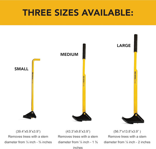 Medium Size – Heavy-Duty, High-Leverage Invasive Plant Remover, Fully Uproots Woody Stems ¼ inch - 1 ⅜ inches – Ideal for Landowners, Conservation, and Land Management