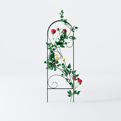 Zhongma 4 Pack 24" Metal Plant Trellis for Potted Plants Climbing,Indoor and Outdoor Fence Plant Support Trellis for Flower and Vagetable