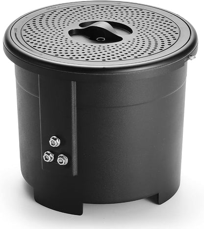 Airthereal Spare Bucket and Lid for R500 Revive Electric Kitchen Composter (Black)