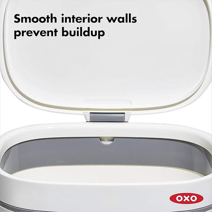 OXO Good Grips EASY-CLEAN COMPOST BIN - WHITE - 1.75 GAL/6.62 L