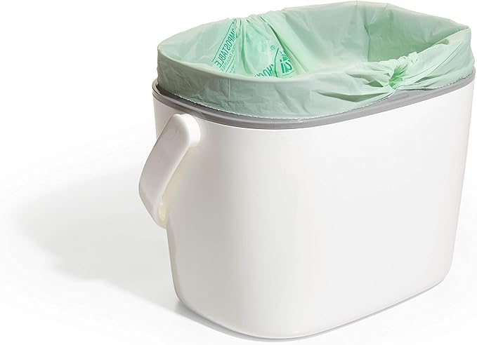 OXO Good Grips EASY-CLEAN COMPOST BIN - WHITE - 1.75 GAL/6.62 L