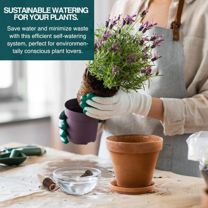 Blumat Classic Plant Watering Stakes (3 Pack) (with Adapter)