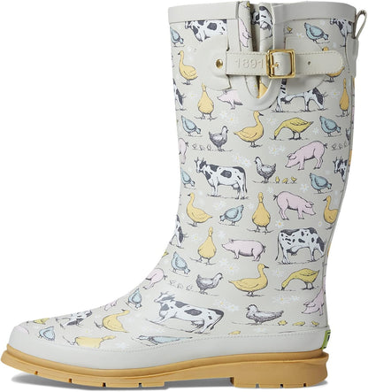 Western Chief Women's Tall Waterproof Rain Boot Outdoor Garden Shoes
