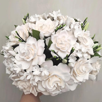 Gardenia Veitchii - Everblooming - Gardenia Jasminoides. Fragrant Evergreen Shrub with Glossy Foliage and Pure White Blooms, Perfect for Pots, Borders, or Gardens (2 Gardenia Veitchii Plants in Cup)