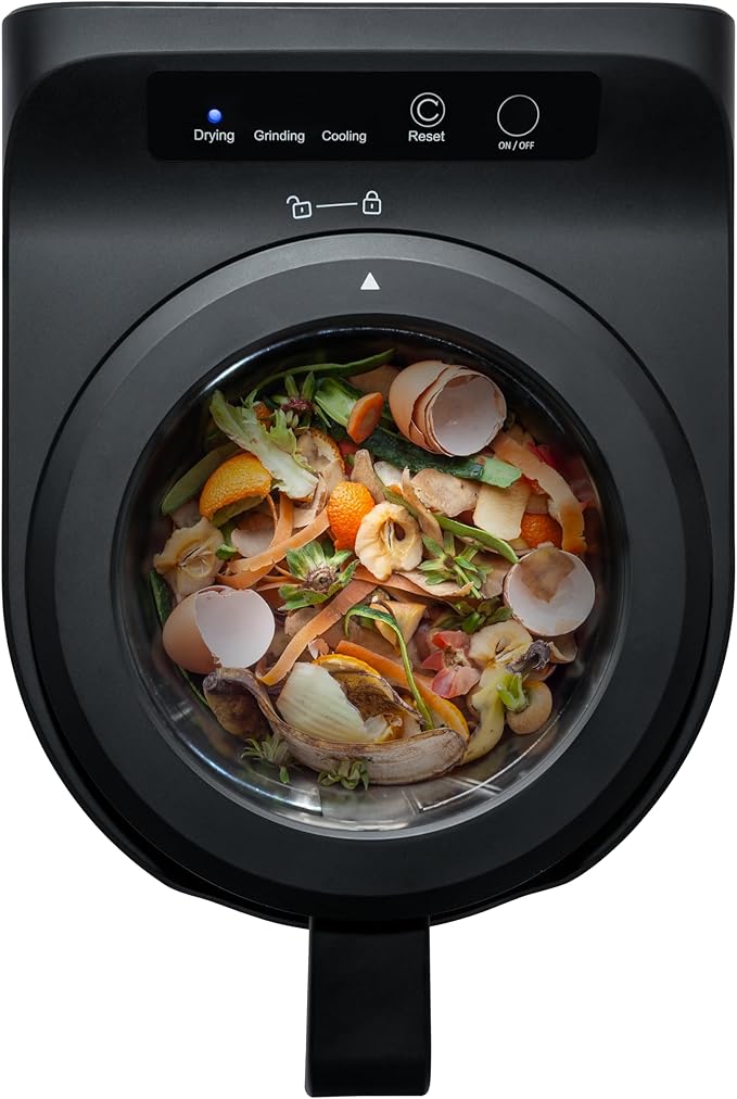 Luma® by Newair Electric Composter for Kitchen | 2.5L Odorless Kitchen Composter | Dishwasher Safe Indoor Compost Machine | 90% Volume Reduction in 3-6 Hours