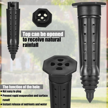 15 Pack Garden Watering Stake Large UV-Protected ABS Plastic Deep Root Irrigation Spike for Trees, Shrubs, Bushes, Shrubs, Flowers, Fruits, Vegetables, Potted Plants (8 Inch)