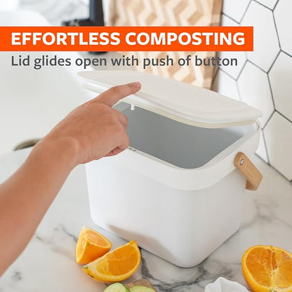 Post Modern - Compost Bin - White