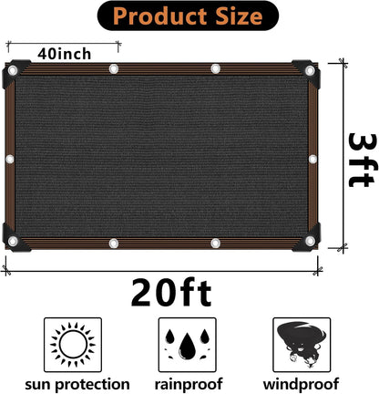 Shade Cloth - 70-90% Sunblock Net for Garden Patio,Shade Sails for Plants Greenhouse Outdoor Pergola Lawn Swimming Sun Shade Cloths for Kennel Chicken Coop Easier to Hang Shade Net Cover…