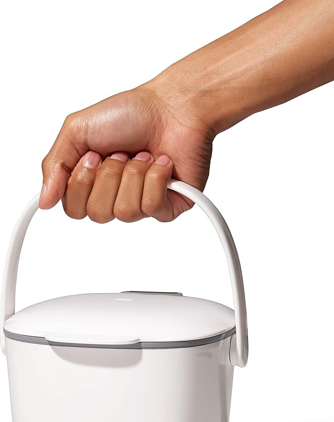 OXO Good Grips Easy-Clean Compost Bin, White - 0.75 GAL
