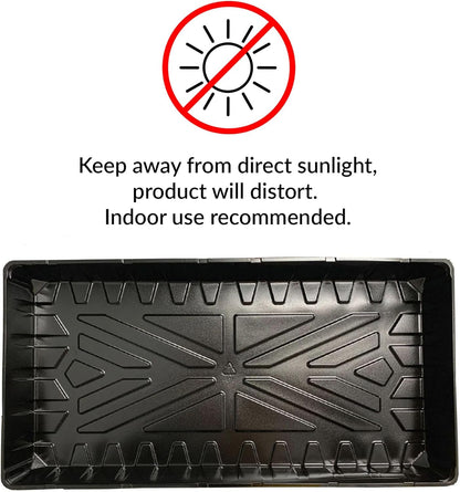 Jiffy Seed Starting Tray Seed Starter Kit with Humidity Dome - 10 Trays and Domes