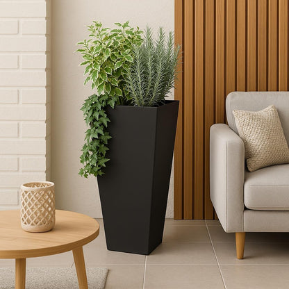 Tapered Planter (COR-Ten Steel, 15" x 15" x 30")