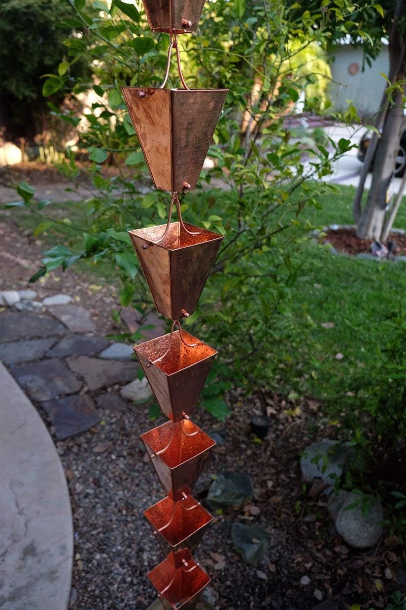 Large Tapered Cups - Copper Plated with Installation Kit (8 Feet)