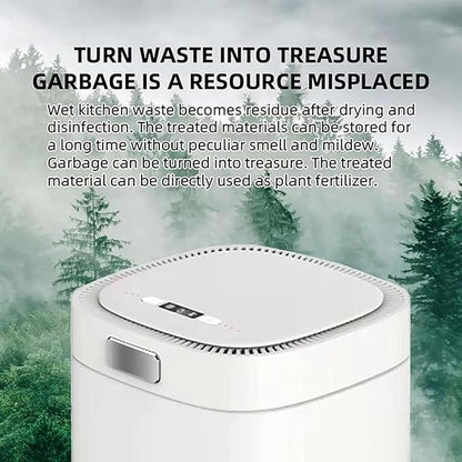 Kitchen Organic Waste Compost Bin Garbage Recycling Machine Food Waste Disposer 2.5L Electric Composter for Kitchen,Helps Turn Food Waste Into Pre-Compost