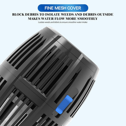 RGB LED Pond Fountain Aerator,with Color-Changing Light Show, 10000 GPH Floating Aerating Pump, 35ft Power Cord, Time Control, Perfect for Ponds & Lakes (NO-RGB)