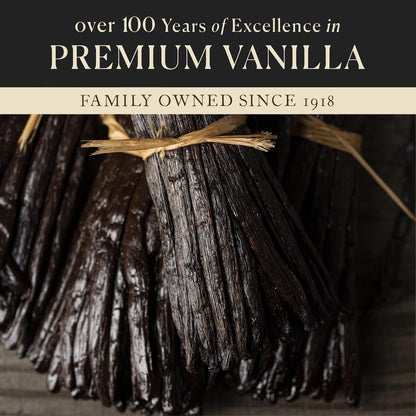 25 Organic Madagascar Whole Vanilla Beans, Grade A Pods, Premium Vanilla Beans for Making Extract & Baking - Cook’s