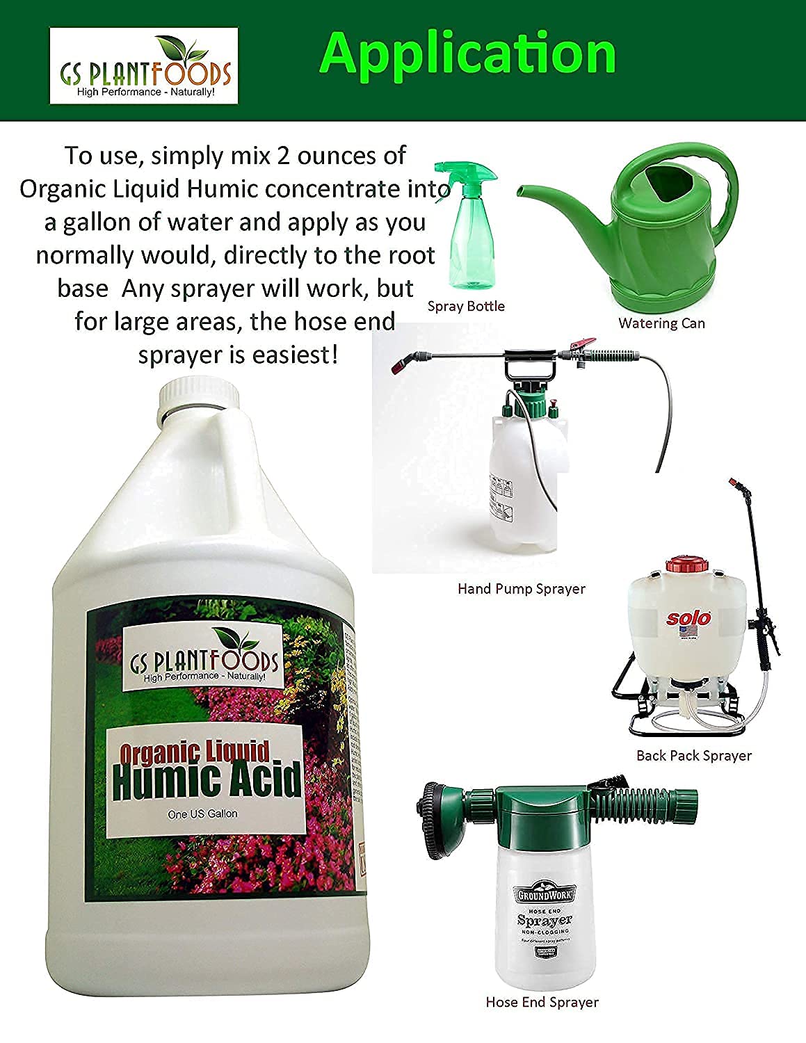 GS Plant Foods Organic Liquid Humic Acid (55 Gallon) - Fertilizer