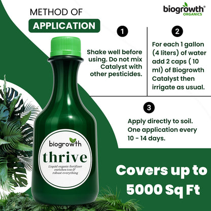 Concentrated Liquid Enzyme-Powered Organic Plant Food (8.45oz) | Enzyme-Rich Fertilizer Growth Booster for Bigger Buds & Stronger Roots, Ideal for Indoor Pots & Outdoor Gardening