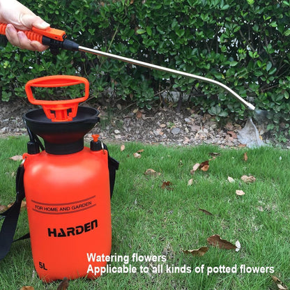 5L Heavy Duty Pressure Sprayer – Stainless Steel Rod & Brass Nozzle – Durable Garden Pump Sprayer for Lawn, Cleaning, Pesticides – Industrial Quality