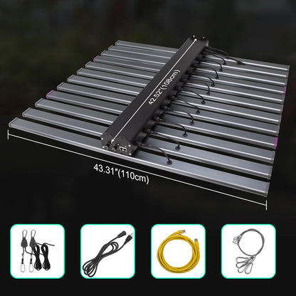 SZHLUX LED Grow Light for Indoor Plants, Dimmable Grow Light for Greenhouse (PTA1060W, 1060W)