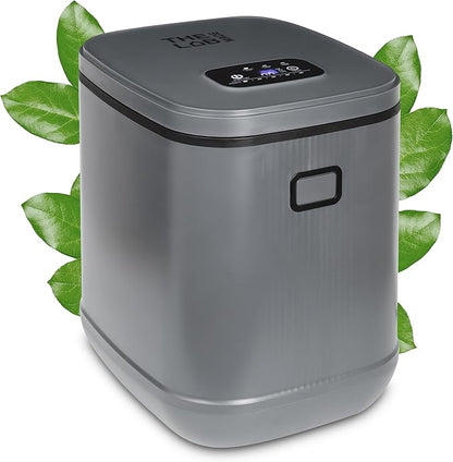 LMCM Electric Food Composter – 24-Hour Kitchen Recycler, Odorless, Meat & Dairy Safe, Quiet Low Noise, 3.5L Capacity Indoor Compost Machine, Turn Food Waste into Fertilizer, Gray