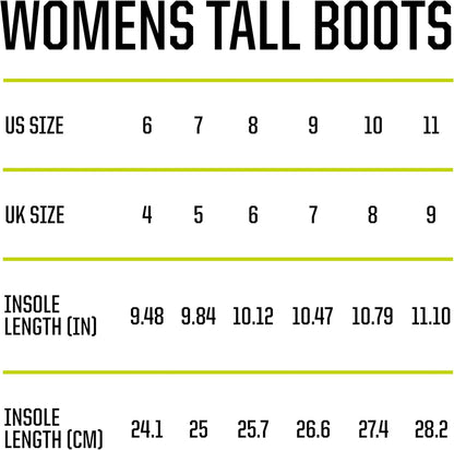 Western Chief Women's Tall Waterproof Rain Boot Outdoor Garden Shoes