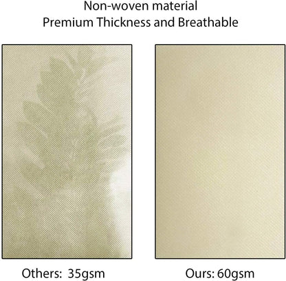 MIXC 2-Pack Plant Cover Tree Blanket Jacket Freeze Frost Protection Cloth for Potted Plants Fruit Trees (70.9‘’W×82.7‘’H)
