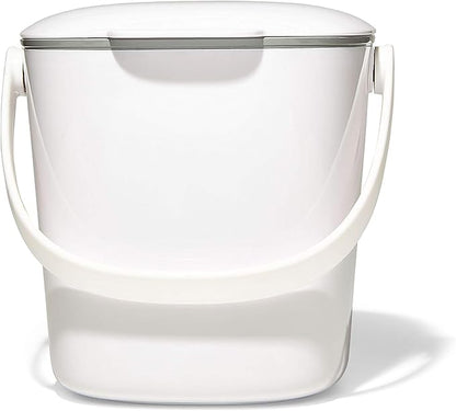OXO Good Grips Easy-Clean Compost Bin, White - 0.75 GAL