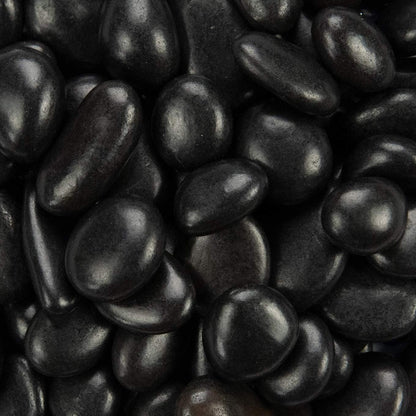 MSI Decorative Polished Black Pebbles, 0.2 inch - 0.5 inch, 40 lb. Bag (55 Bags/Pallet)