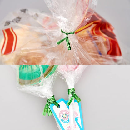 800 Pcs 4" Metallic Twist Ties(Green) for Bakery Ties, Candy Bags, Coffee Bags, Goodie Bags Ties