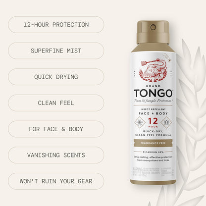 DEET-Free Insect Repellent, The 12 Hour Protection, DEET Alternative – Fragrance Free