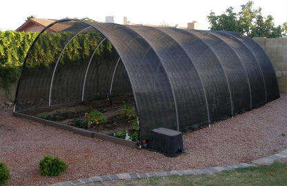Agfabric Shade Cloth 12X 10ft Garden Patio Shade Panel with Grommets 70% Sunblock, Black