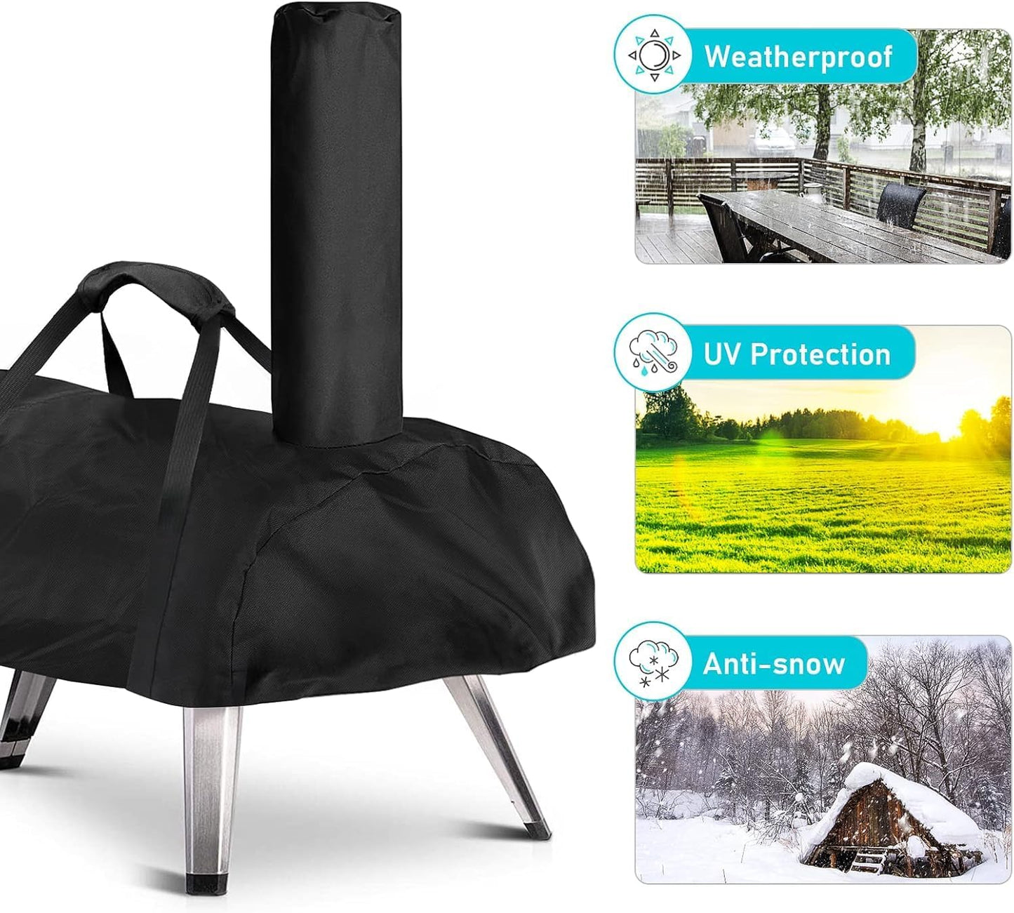 Pizza Oven Cover for Elevon,TwoPone Waterproof Pizza Oven Accessories Carry Cover for Outdoor