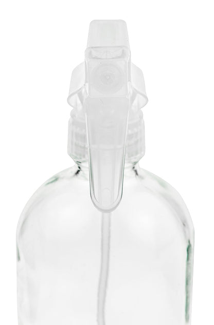 Sally's Organics Glass Spray Bottle - Empty Refillable 16 oz Container is Great for Essential Oils, Cleaning Products, Homemade Cleaners, Misting Plants with Water, and Vinegar Mixtures for Cleaning