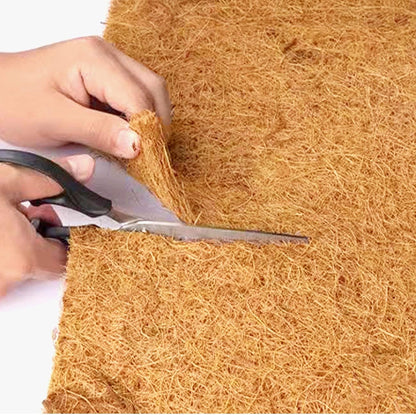 16x80 inch Natural Coconut Coir Liner Sheets Coco Fiber Roll Coco Mat for Planter Flower Basket Liner Garden Decoration Animal Pet Pad