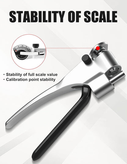 Webster Hardness Tester for Stainless Steel Test The Hardness of Aluminum, Brass, Copper, Stainless Steel on Site Measuring Scope 0-20HW
