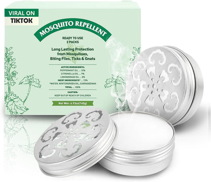 Mosquito Repellent, Peppermint Oil to Repel Mosquito, Ticks, Gnats and Pest, Insect Repellent for Indoor and Outdoor, 2 Packs