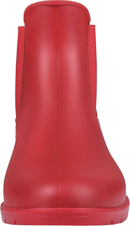 Asgard Women's Ankle Rain Boots Waterproof Chelsea Boots
