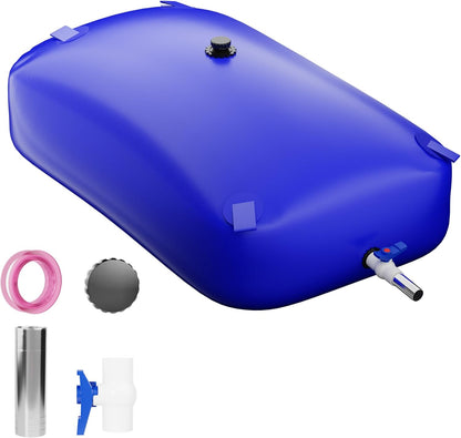 Large Capacity Water Storage Bladder Containers, Bladder Tank for Drought Resistance, Fire Prevention, Emergency Water, Agricultural Irrigation Outdoor (110L/29Gal, Blue)